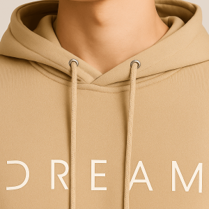 blooming beige hoodie for men